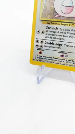 1999 Chansey 03/102 Base Set Unlimited Holo Rare WoTC Pokémon TCG - MP - Image 6