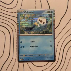 Pokemon TCG Promo Oshawott 021/086 black bolt and white flare poster collection - Image 3