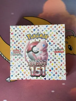 Pokémon Japanese 151 Booster Box SV2A Sealed With Shrink - Image 1