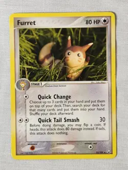 NM Furret -Non Holo 22 Team Rocket Returns Pokemon TCG - Image 1