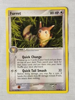 NM Furret -Non Holo 22 Team Rocket Returns Pokemon TCG - Image 3