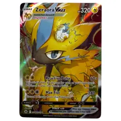 Pokemon TCG Zeraora VMAX GG42/GG70 Crown Zenith: Galarian Gallery Holo - Image 2