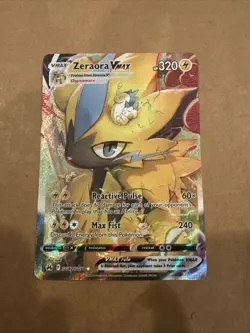Pokemon TCG Zeraora VMAX GG42/GG70 Crown Zenith: Galarian Gallery Holo - Image 3