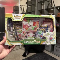 Pokemon Shaymin V Star Premium Collection Box TCG 8 Booster Packs New Sealed - Image 4