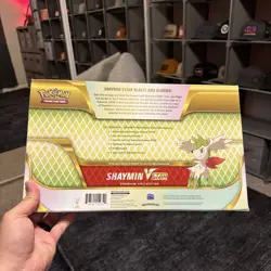 Pokemon Shaymin V Star Premium Collection Box TCG 8 Booster Packs New Sealed - Image 6