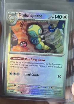 2025 POKEMON SV PRISMATIC EVOLUTIONS 080/131 DUDUNSPARCE MASTER BALL REV HOLO - Image 3
