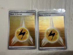 Lightning Energy HOLO FOIL 020 Black Bolt White Flare ENGLISH Pokemon X2 - Image 1
