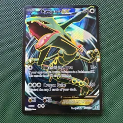 Pokemon XY Roaring Skies Rayquaza EX (104 Full Art) #104/108 Ultra Rare LP+/NM- - Image 6