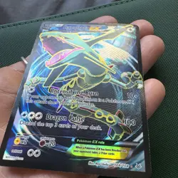 Pokemon XY Roaring Skies Rayquaza EX (104 Full Art) #104/108 Ultra Rare LP+/NM- - Image 8