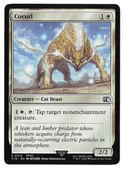 MTG Coeurl Final Fantasy (FIN) Common Magic the Gathering Card #0012 Unplayed - Image 1