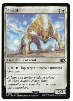 MTG Coeurl Final Fantasy (FIN) Common Magic the Gathering Card #0012 Unplayed - Image 3