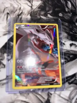 Reshiram XY74 Full Art Holo Promo Black Star PokÃ©mon TCG Card - Image 1
