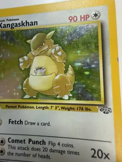 2000 Pokemon Kangaskhan 05/64 Jungle Holo Trading Card Game Vintage TCG - Image 7
