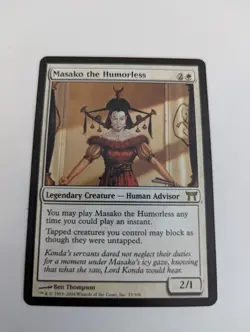Masako the Humorless - Champions of Kamigawa 33 - Regular Rare MTG - Image 1