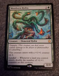 Magic The Gathering MTG - Mossborn Hydra - FDN - Image 1