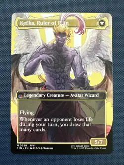 MTG Kefka, Court Mage (Borderless) (0398) - FINAL FANTASY (FIN) NM - Image 2