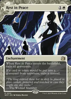 1x Rest in Peace - Foil NM-Mint, English Wilds of Eldraine: Enchanting Tales MTG - Image 1