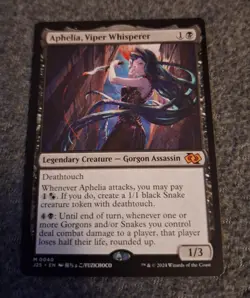 Aphelia, Viper Whisperer (Anime) #40 (NM) Foundations Jumpstart J25 Magic MTG - Image 1
