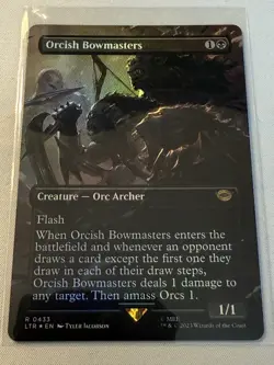 Orcish Bowmasters - Foil - Borderless Lord of the Rings R 0433 MTG - Image 1