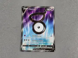 Pokemon Unown V 176/195 Full Art Holo Ultra Rare SWSH Silver Tempest TCG Card - Image 1