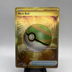 Pokemon TCG Nest Ball 255/198 Scarlet & Violet Base Set Hyper Rare Full Art NM - Image 2