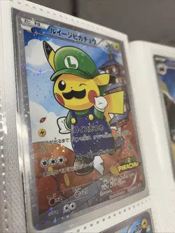 Luigi Pikachu #296/XY-P Pokemon Japanese Promo   (CUSTOM MADE CARD) - Image 1