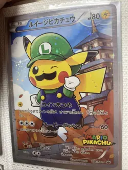 Luigi Pikachu #296/XY-P Pokemon Japanese Promo   (CUSTOM MADE CARD) - Image 3