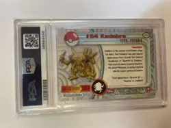 #64 Kadabra 1999 Topps Pokemon T.V PSA 9 - Image 2