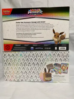 Pokémon Prismatic Evolutions Super Premium Collection Box & Accessory Pouch box - Image 2