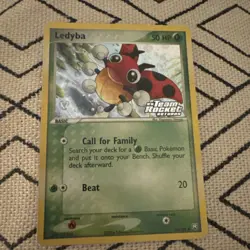Ledyba Reverse Holo 64/109 ex Team Rocket Returns 2004 NM Pokemon - Image 4