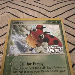 Ledyba Reverse Holo 64/109 ex Team Rocket Returns 2004 NM Pokemon - Image 5