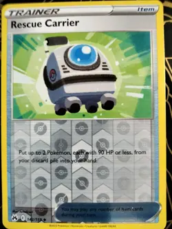 Pokemon - Rescue Carrier - 142/159 - Reverse Holo - Crown Zenith - NM/M - Image 5