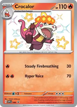 Crocalor 080 Sv: Scarlet & Violet Promo Cards Holo - Image 1