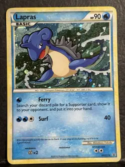 Lapras - HGSS14 - Heart Gold Soul Silver Holo Promo Rare Pokemon Card - VLP - Image 1