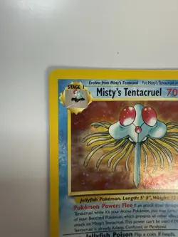 2000 Pokemon Misty's Tentacruel 010/132 Gym Heroes Holo Trading Card Game TCG - Image 2