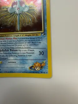 2000 Pokemon Misty's Tentacruel 010/132 Gym Heroes Holo Trading Card Game TCG - Image 4