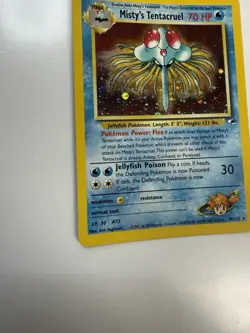 2000 Pokemon Misty's Tentacruel 010/132 Gym Heroes Holo Trading Card Game TCG - Image 5
