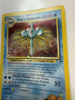 2000 Pokemon Misty's Tentacruel 010/132 Gym Heroes Holo Trading Card Game TCG - Image 7