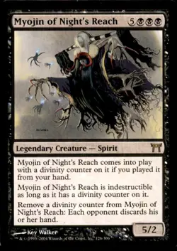 MTG Myojin of Night's Reach Champions Moderate Play Regular Magic the Gathering - Image 1