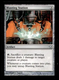 MTG Blasting Station Fifth Dawn Moderate Play Regular Magic the Gathering - Image 1