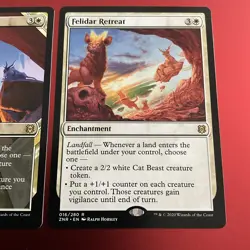 MTG Felidar Retreat Showcase - Zendikar Rising #292 NM Magic The Gathering  - Image 3