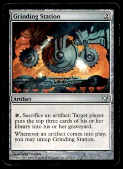 MTG Grinding Station Fifth Dawn Moderate Play Regular Magic the Gathering - Image 1