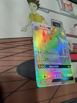 Pokémon TCG Raichu GX 75/73 Shining Legends Sun & Moon Secret Rare Card - Image 2