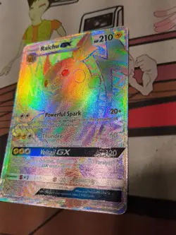 Pokémon TCG Raichu GX 75/73 Shining Legends Sun & Moon Secret Rare Card - Image 3