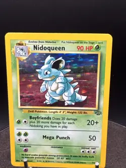 Nidoqueen Jungle 7/64 Holo Rare Pokemon TCG Vintage - Image 2