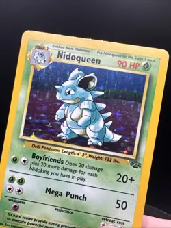 Nidoqueen Jungle 7/64 Holo Rare Pokemon TCG Vintage - Image 23