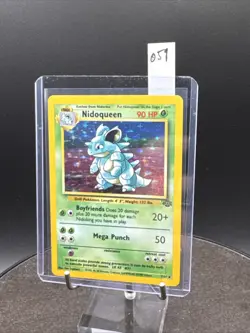 Nidoqueen Jungle 7/64 Holo Rare Pokemon TCG Vintage - Image 24