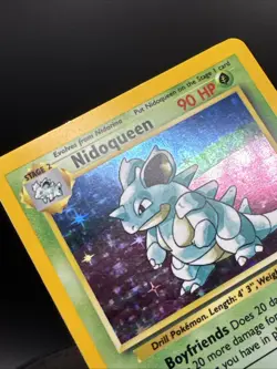 Nidoqueen Jungle 7/64 Holo Rare Pokemon TCG Vintage - Image 8