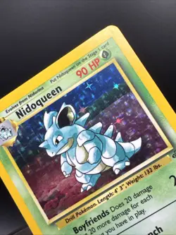 Nidoqueen Jungle 7/64 Holo Rare Pokemon TCG Vintage - Image 9