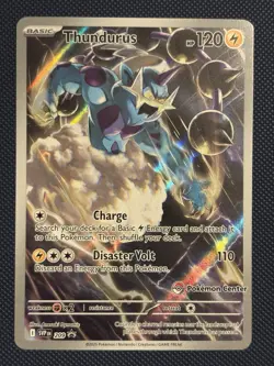 Thundurus 209 Pokemon Center Promo Near Mint - Image 1